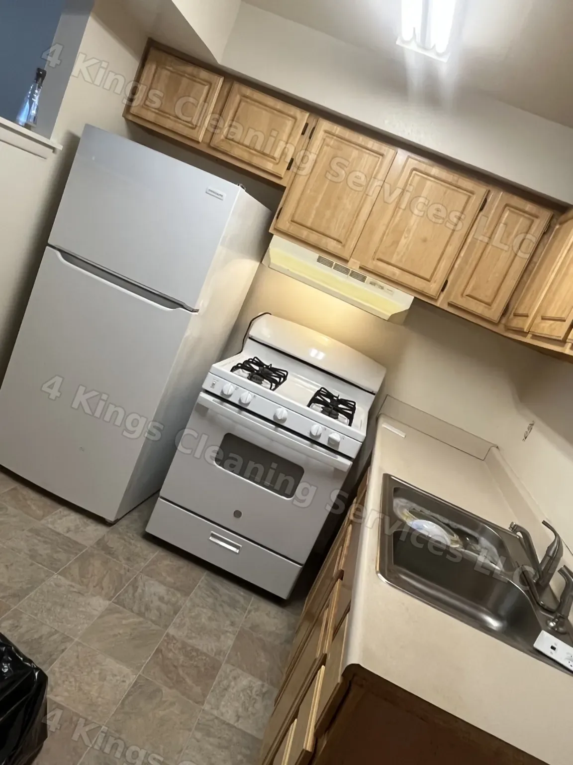 Kitchen after cleaning
